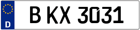 Truck License Plate